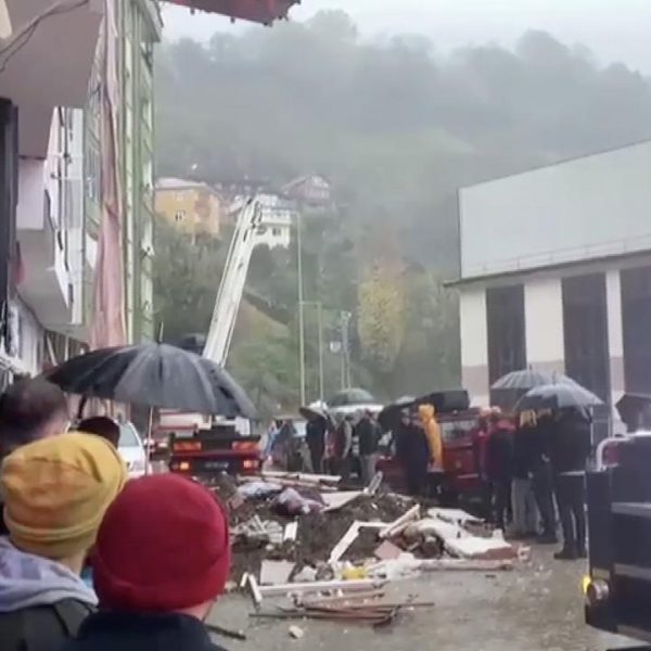 Rize’de heyelan: 1 ölü, 3 yaralı