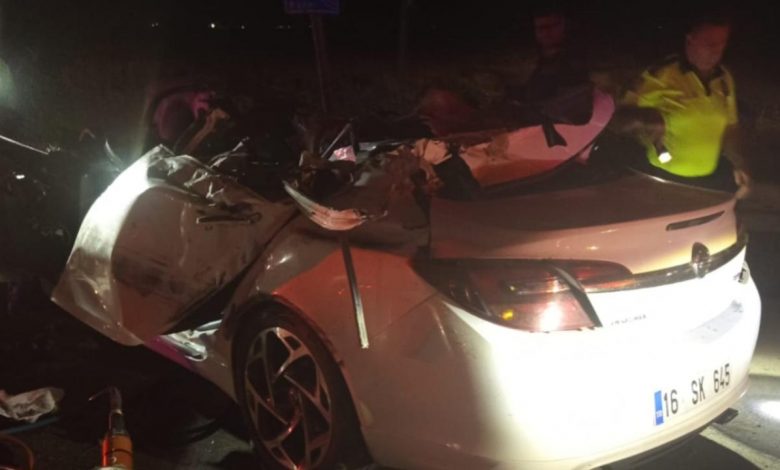 Bursa'da trafik kazası: Aynı aileden 3 kişi öldü, 1 kişi yaralandı 1 bursa kaza aa 2382774