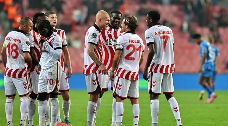 Samsunspor Avrupa'da tüm hızıyla yürüyor